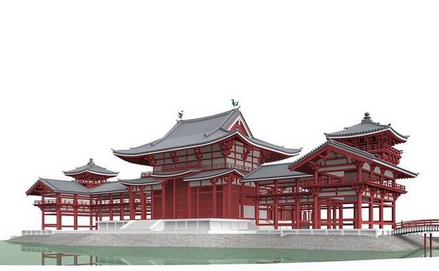 日本建筑手绘