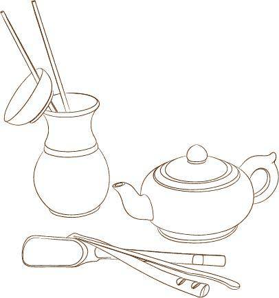 卡通简笔手绘茶壶