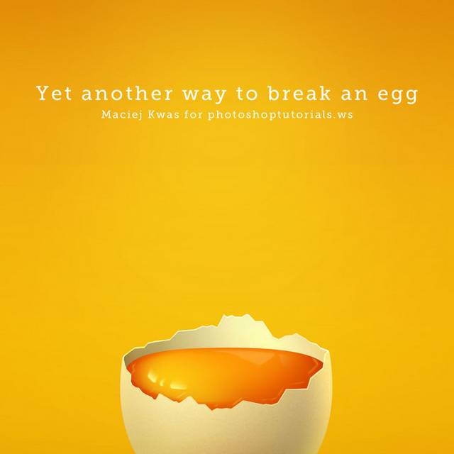创意素材打开的鸡蛋