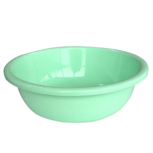 浅绿色塑料盆