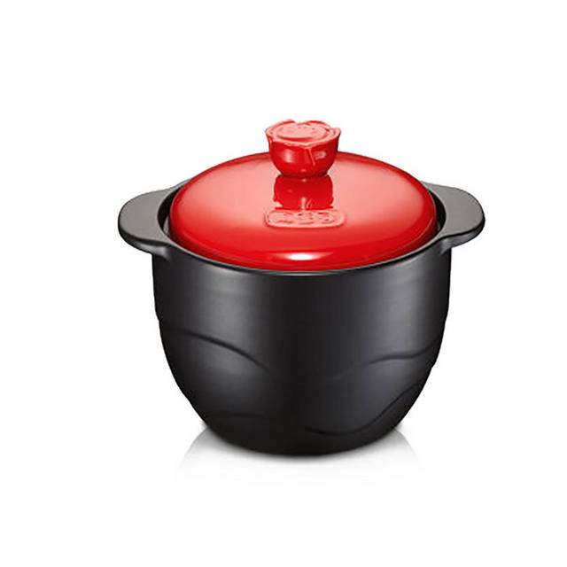 红色锅盖砂锅