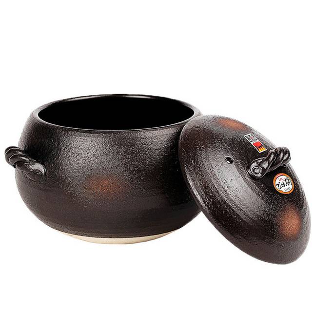 黑色陶制砂锅