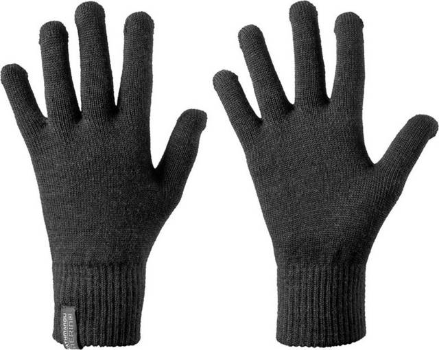 黑色毛线手套
