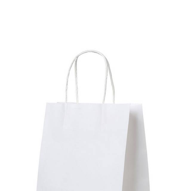 一个白色手提购物袋