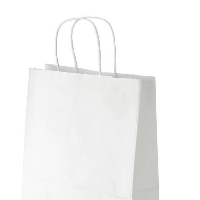 白色硬纸购物袋