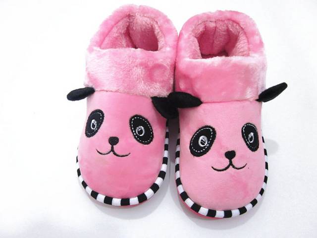 粉色熊猫拖鞋