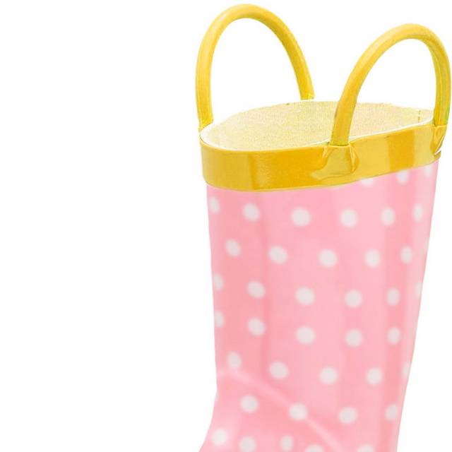 粉色雨靴卡通素材