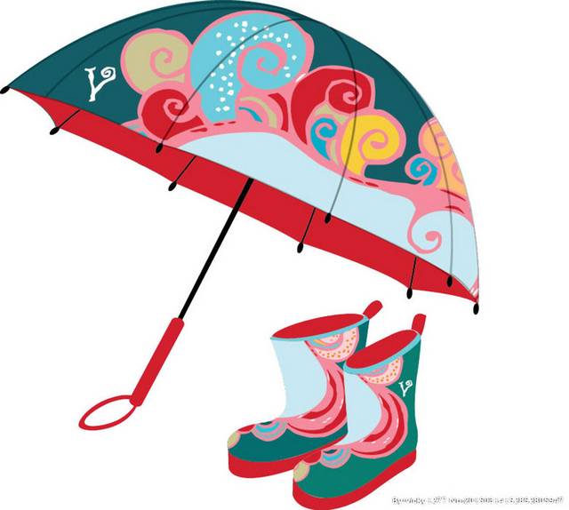 雨伞与雨靴