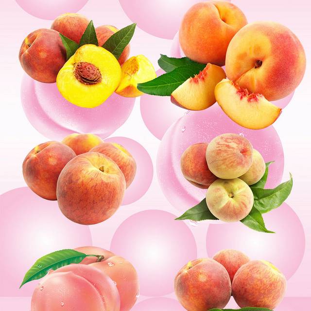 多种桃子素材