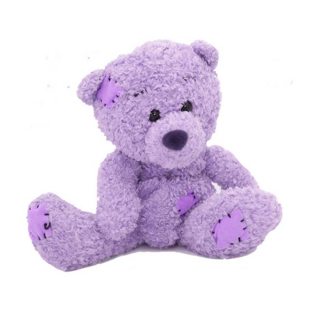 紫色小熊玩偶