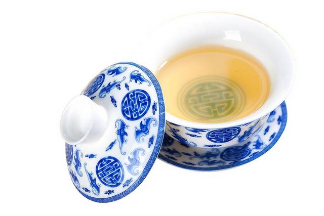 青花瓷茶杯素材