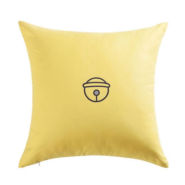 黄色抱枕素材