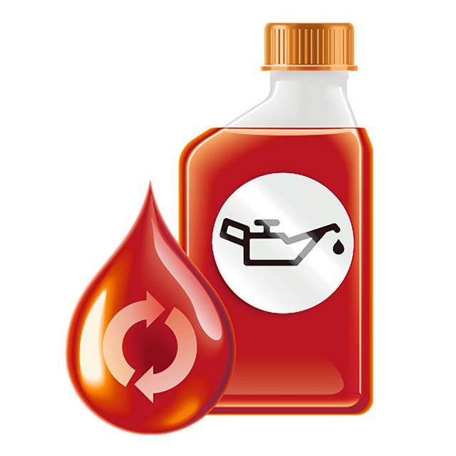红色瓶装机油