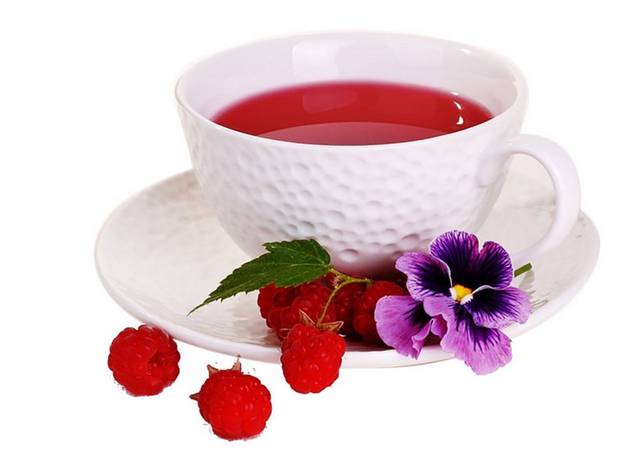 一杯红色花茶