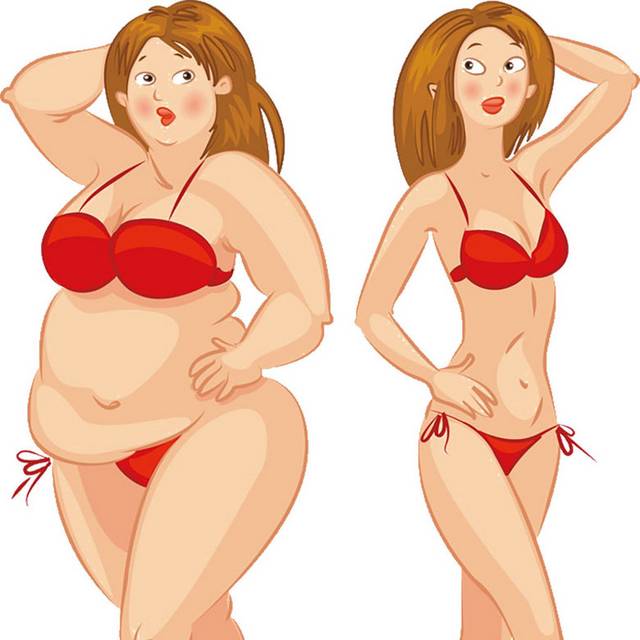 减肥前后对比图片