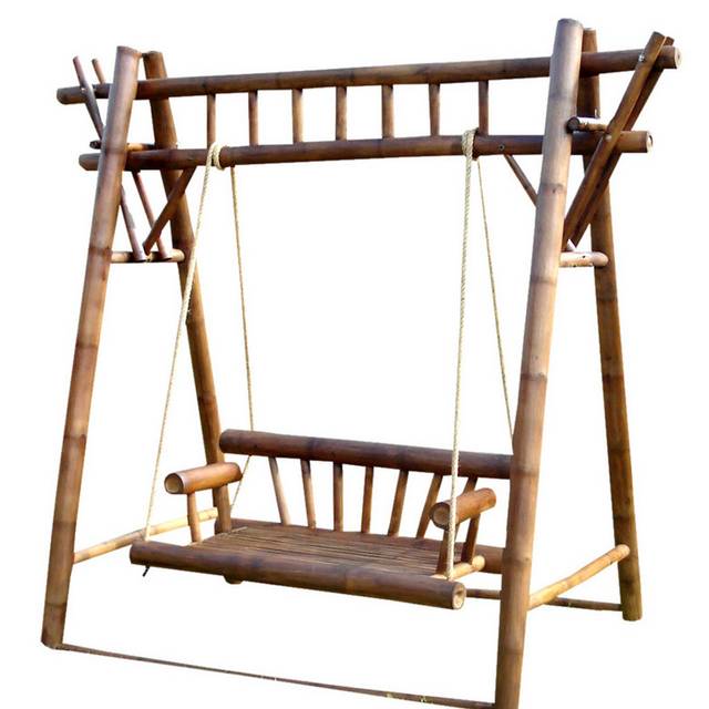 木头吊椅素材