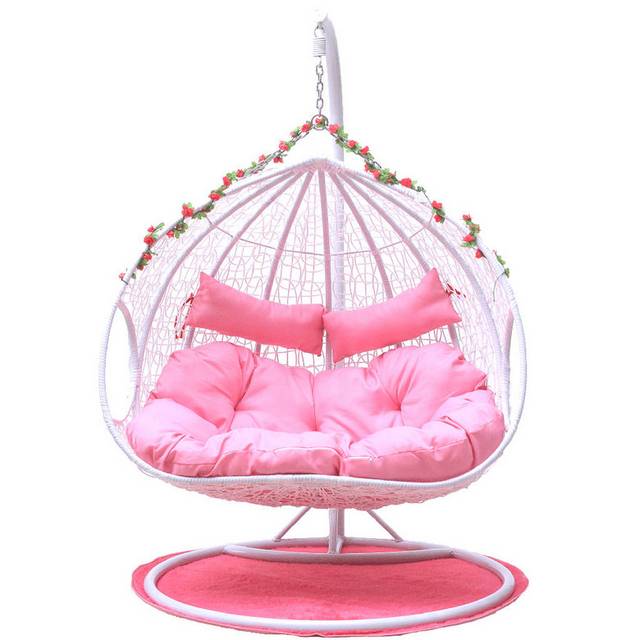 粉色吊椅素材