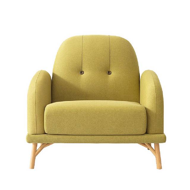 土黄色的沙发