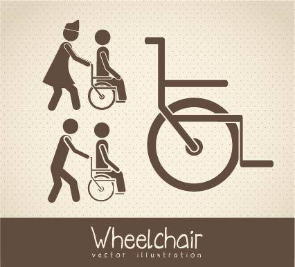 轮椅图标素材