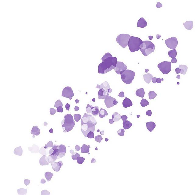 紫色精美花瓣素材