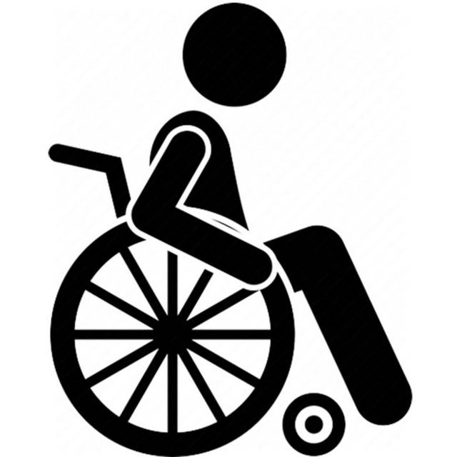 轮椅剪影