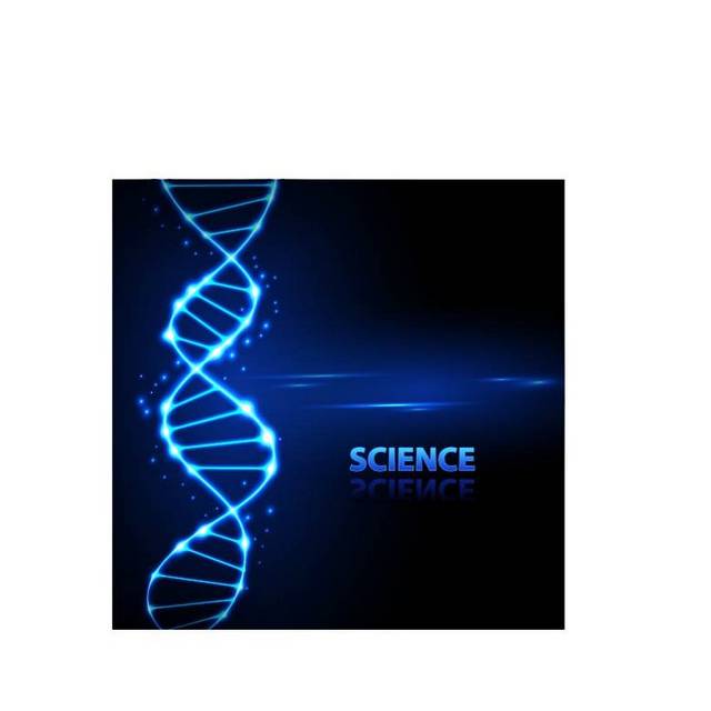 蓝色光感DNA结构图