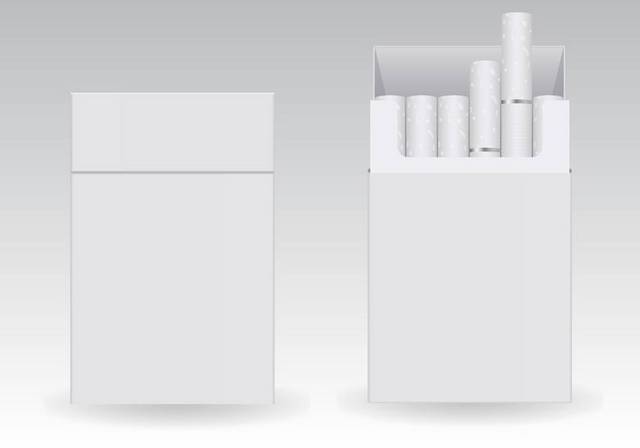 一盒香烟手绘