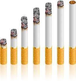 香烟燃烧过程