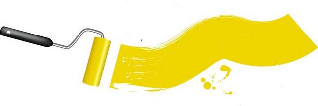黄色油漆