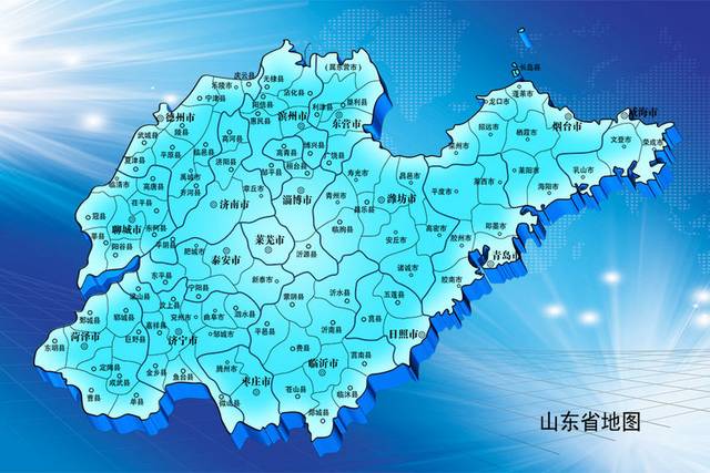 蓝色地图设计素材