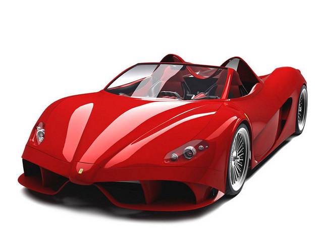 红色跑车设计素材