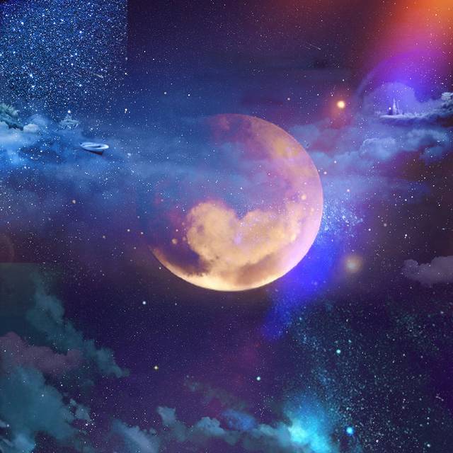 美丽夜空元素
