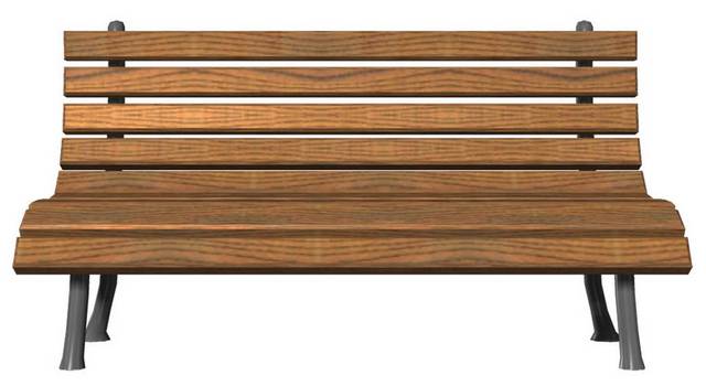 木制长椅设计素材