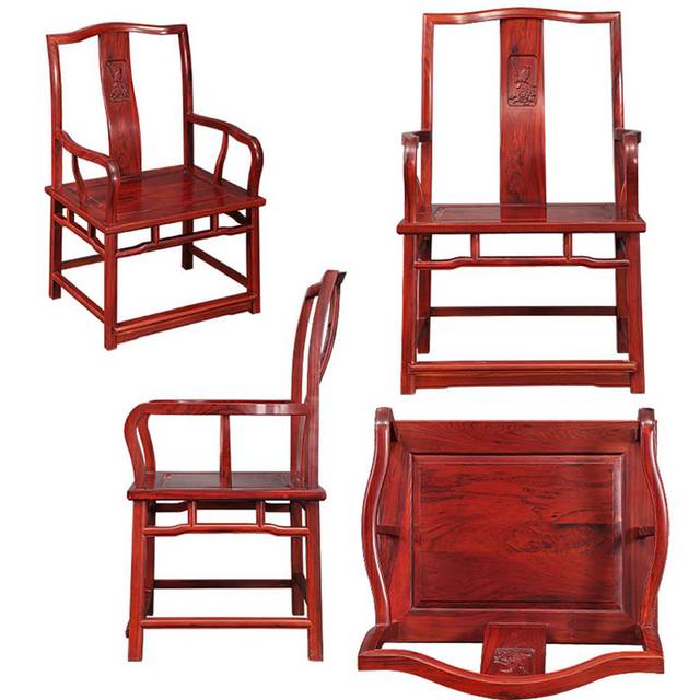 红木椅子免抠素材