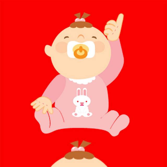 卡通婴儿设计素材