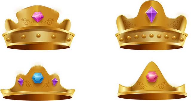 金色皇冠设计素材