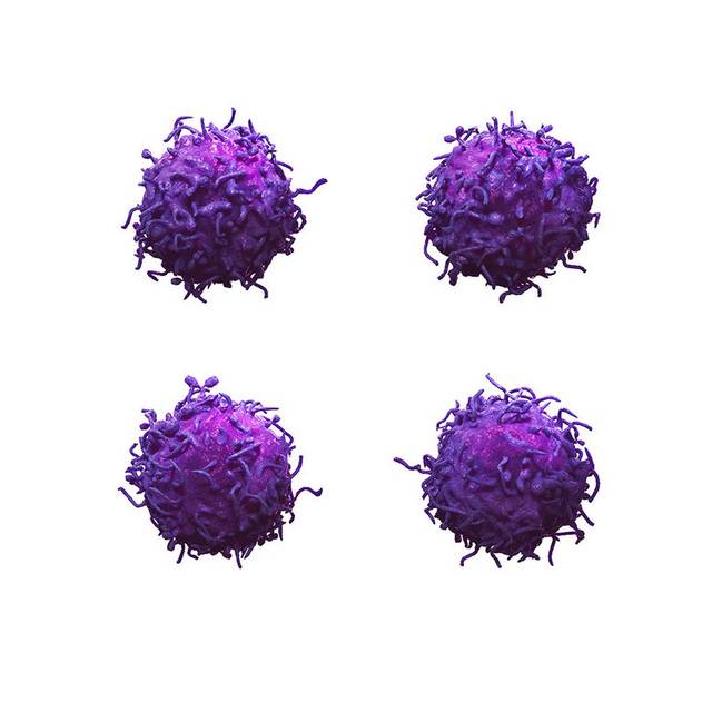 紫色病毒设计素材