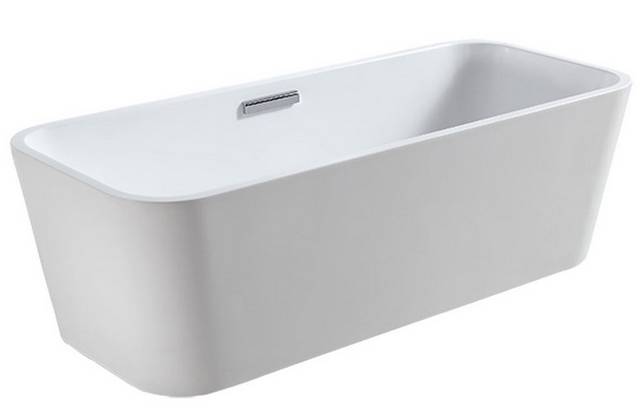 白色方形浴缸素材