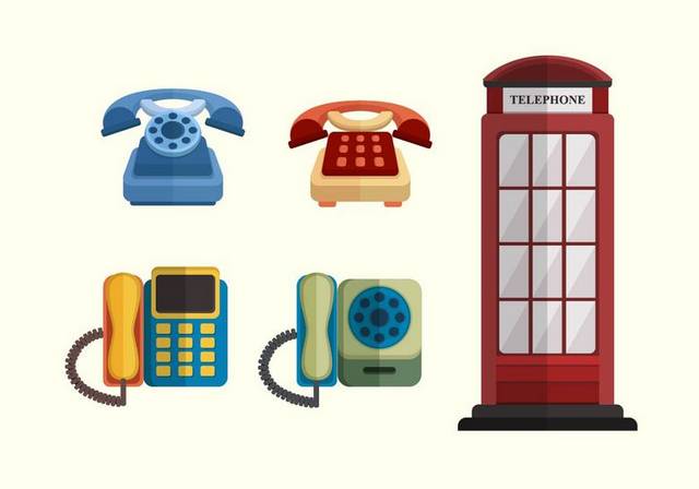 五种形式的电话