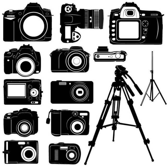 多种相机剪影