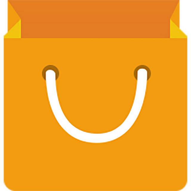 橙色购物袋