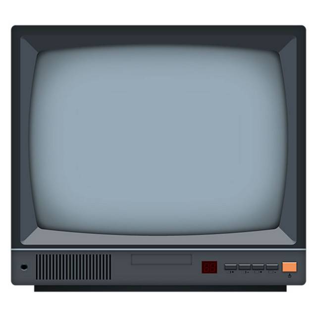 老式电视机png素材