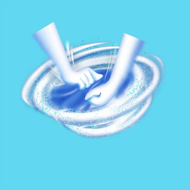 盆里的水纹