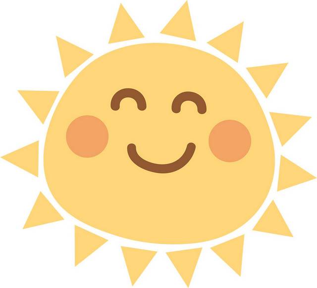 可爱的太阳设计素材