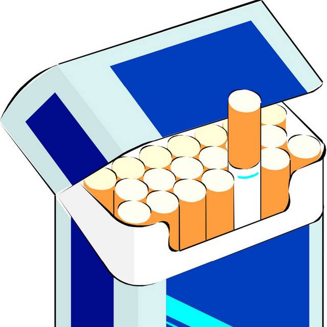 香烟卡通矢量元素