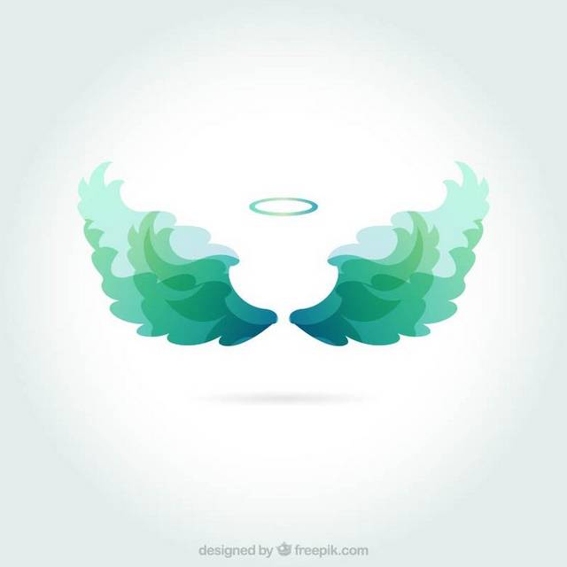 绿色天使翅膀