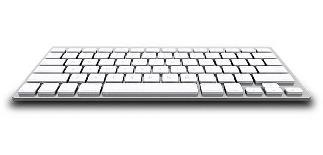白色键盘设计元素