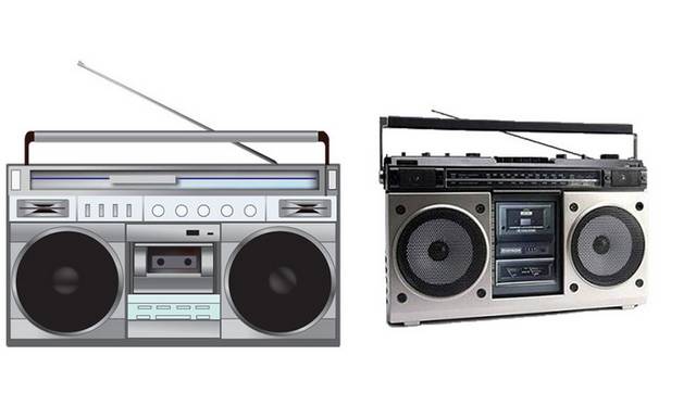 旧式收音机素材