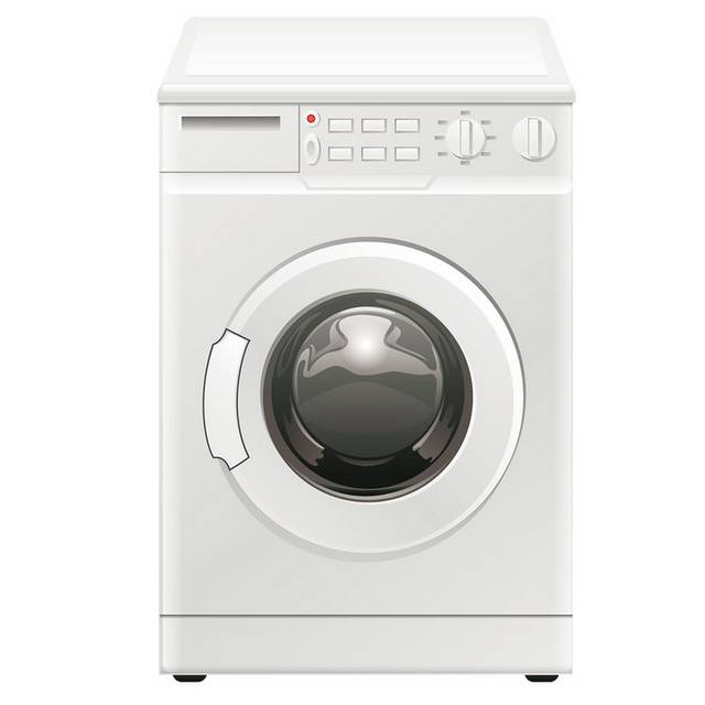 白色智能洗衣机