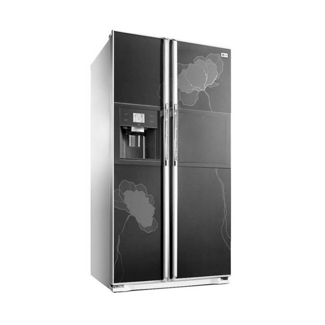 黑色电冰箱设计素材